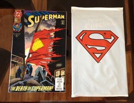 Superman 75 DC 1993 Death of Superman Gatefold Doomsday Jurgens Breeding... - £41.80 GBP