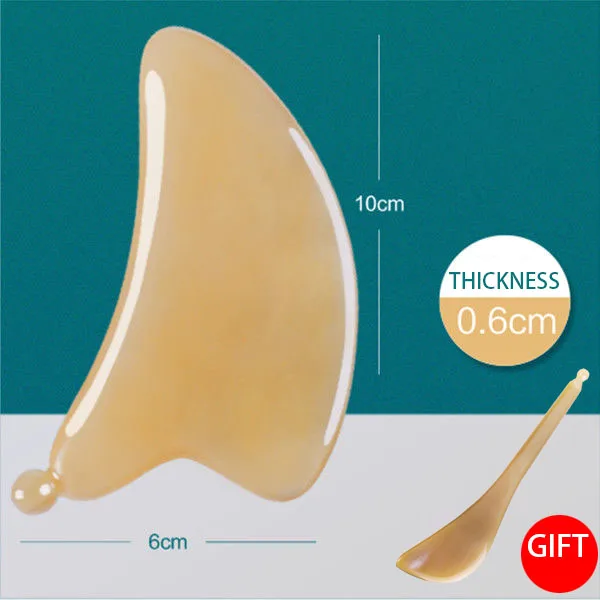 Tural ox horn gua sha tools facial skin care scraping board set eye massage acupuncture thumb200