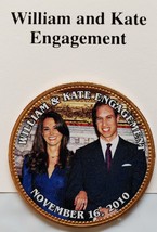 William &amp; Kate Engagement November 16, 2010 Colorized One Penny 1967 Coin - £7.15 GBP