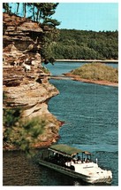 Fellow the Goat and Friends on the High Cliff Wisconsin Dells WI Postcard 1963 - £4.04 GBP