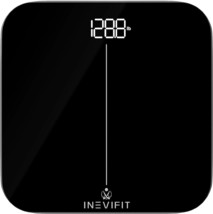 Inevifit Premium Bathroom Scale, Highly Accurate Digital Bathroom Body Scale, - £38.83 GBP