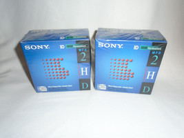 Sony 10MFD-2HD Micro Floppy Disks 3.5&quot; IBM Formatted 1.44MB Two 10 Disk Boxes - £12.61 GBP