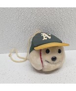 1983 Trudy Oakland A&#39;s Baseball Ball Smiling Hanging Plush Vintage - $461.48 MXN