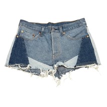 Levi&#39;s 501® Altered Shorts Patchwork Denim Cutoffs Size 26 - $631.02 MXN