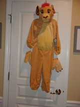Disney Store The Lion King Guard Kion Plush Velour Costume Kids Size 4 New/WT - £32.16 GBP