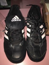Adidas Black With Pink Women&#39;s Size 5 Cleats - $14.75