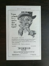 Vintage 1911 Durham Duplex Razor Uncle Sam Full Page Original Ad - $6.64