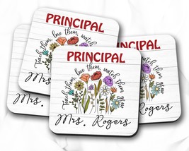 Principal Gift, School Principal Coasters, Personalized Principal Gifts,... - £3.97 GBP
