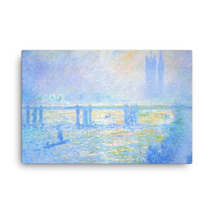 Claude Monet Charing Cross Bridge 02, 1903.jpeg Canvas Print - £79.13 GBP+