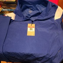 Nike Blue 1/4 zip windbreaker adult size Large, new with tags, $80 MSRP - £22.76 GBP