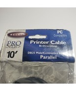 Belkin PRO Series 10&#39; 3m Printer Cable Bi-Directional Parallel Vintage DB25 - £6.14 GBP