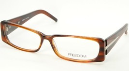 New Freedom Collection GO-4017 Brn Brown Havana Eyeglasses Glasses 55-13-135mm - £13.30 GBP