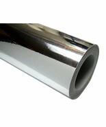 24&quot; x 30 ft Roll of Silver(Chrome Mirror) Adhesive-Backed Vinyl for Sign... - $46.47 CAD