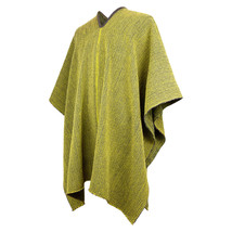 Llama Wool Serape Poncho Mens Womans Unisex Pullover Sweater Jacket Camo - £77.63 GBP
