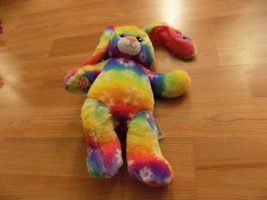 Build A Bear Workshop BABW Bright Blooms Rainbow Tie Dye Easter Bunny Ra... - $28.00