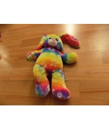 Build A Bear Workshop BABW Bright Blooms Rainbow Tie Dye Easter Bunny Ra... - £22.38 GBP