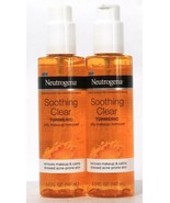 2 Neutrogena 5 Oz Soothing Clear Turmeric Jelly Makeup Remover For Acne ... - $41.49 CAD