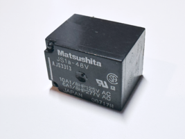 JS1A-48V AJS3313 Matsushita Power Relay 48VDC SPST-NO 10A PCB 4-Pin - $81.08 MXN