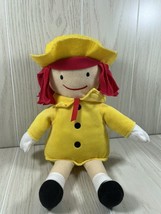 Kohl&#39;s Cares for Kids Madeline plush doll Ludwig Bemelmans yellow dress hat 2016 - £3.88 GBP