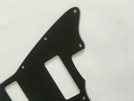 Guitar Pickguard For Fender US Jazzmaster P90 No Rhythm Control 3 Ply Black - £13.18 GBP