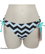 NWT Hula Honey Womens Hipster Bikini Bottom Size XS Zig Zag Black White - $19.96 CAD