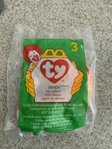 TY Beanie Babies Twigs The Giraffe #3 1998 McDonald&#39;s Happy Meal Plush IN BAG - £6.32 GBP