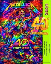 3, Beautiful Colorful Metallica Concert Poster   16X20 - $965.25