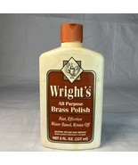 Wright&#39;s All Purpose Brass Polish - 8oz About 50% Full Copper Chrome Pewter - $279.34 MXN
