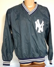 New York Yankees NY XL Merrygarden USA Pullover Jacket Nylon Baseball CHAVEZ EUC - £31.38 GBP