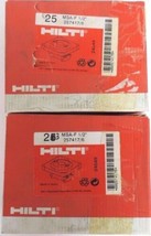 Lot Of 48 New Hilti MSA-F 1/2&quot; Clamps 257417/6, (1) Box Of 25, (1) Box Of 23 - £55.91 GBP