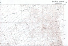 Spirit Mtn. NE Quadrangle Arizona-Nevada 1959 USGS Map 7.5 Minute Topographic - $23.99