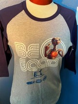 NWT Universal Studios E.T. Extra-Terrestrial Be Good T-Shirt Youth Large Raglan - £21.27 GBP