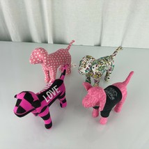 Victorias Victoria&#39;s Secret Pink Stuffed Plush Puppy Dogs Graffiti Dots ... - £19.43 GBP