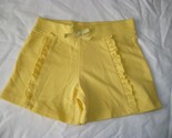 Garanimals 365 Kids Girls Pull On Front Ruffle Shorts Size 4 Yellow NEW - $9.42