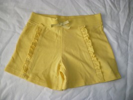 Garanimals 365 Kids Girls Pull On Front Ruffle Shorts Size 4 Yellow NEW - £7.50 GBP
