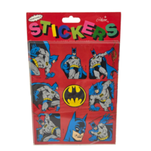 VINTAGE 1990's GIBSON GREETINGS BATMAN REMOVABLE STICKERS NEW SEALED - $13.54