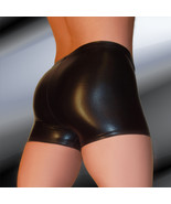 ThunderBox Faux Latex Black Gladiator Shorts S-M-L-XL  - $565.44 MXN