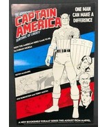 CAPTAIN AMERICA (1991) Marvel Comics 11&quot; x 17&quot; promotional poster - £11.66 GBP