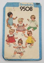 *L39) Vintage 1980 Simplicity Pattern Design Sewing 18" - 20" Doll Patte... - $9.89