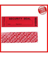 High-Security Void Labels - 100 pcs Red 1x3.35in, Quick Signal of Tampering - $571.18 MXN