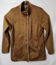 Eddie Bauer Women XL Zip Snap Button Fleece Jacket - $37.97