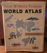 Rand McNally Premier World Atlas Centennial Edition 1955 (Hardcover w/ jacket) - £19.84 GBP