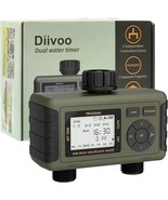 Sprinkler Timer 2 Zone, Diivoo Water Timer for Garden Hose 2 Outlet, Irr... - $51.33 CAD