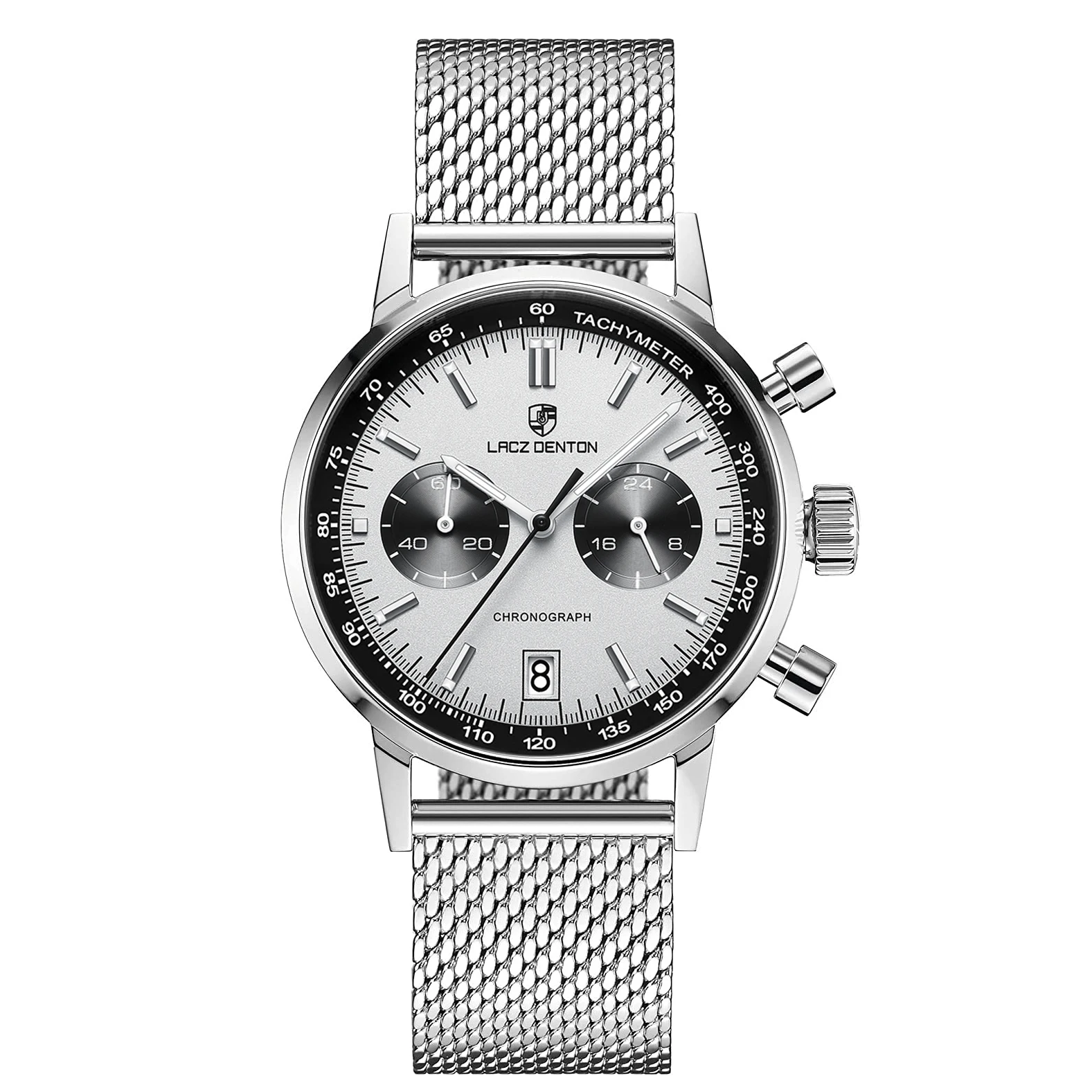 LACZ DENTON 2023 New Mens     Watch Men Waterproof  Wristwatch Mens VK64 reloj h - £121.53 GBP