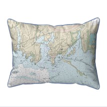 Betsy Drake StoninKTon Harbor, CT Nautical Map Small Corded Indoor Outdoor - £38.91 GBP