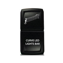 CH4x4 Rocker Switch V2 Curve Led Light Bar Symbol - Blue LED - $16.82