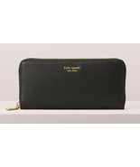 kate spade new york sylvia slim continental leather wallet - black - £100.07 GBP