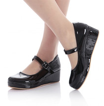 Plus Size 47 Women Pumps Sweet Pu Leather Cosplay Lolita Shoes Fashion Princess  - £75.95 GBP