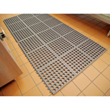 Floor Mats Tiles Anti Fatigue Kitchen Garage Hot Tub Rubber Interlocking 18 Sqft - £105.54 GBP