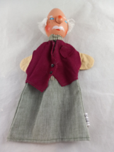 Vintage Oref German Germany Wooden head hand Puppet Man 9&quot; - £11.60 GBP